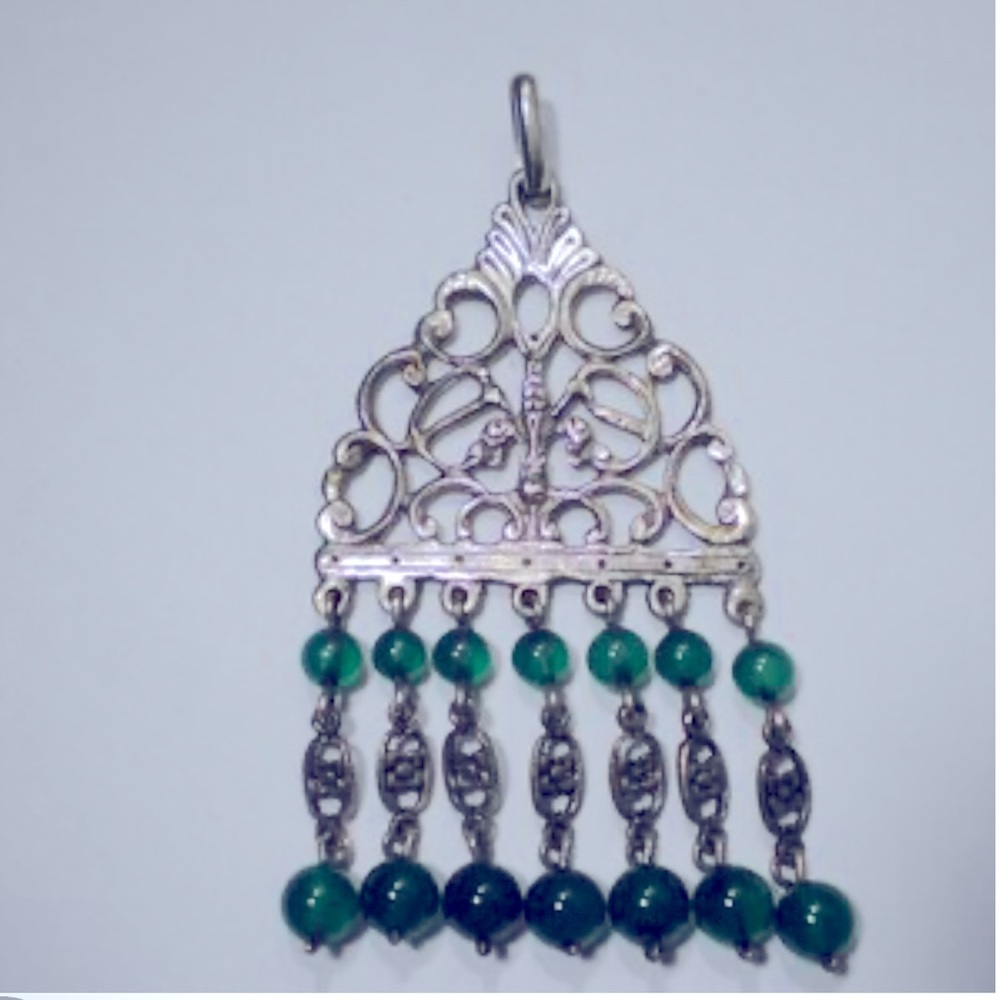 Antique 800 silver pendant